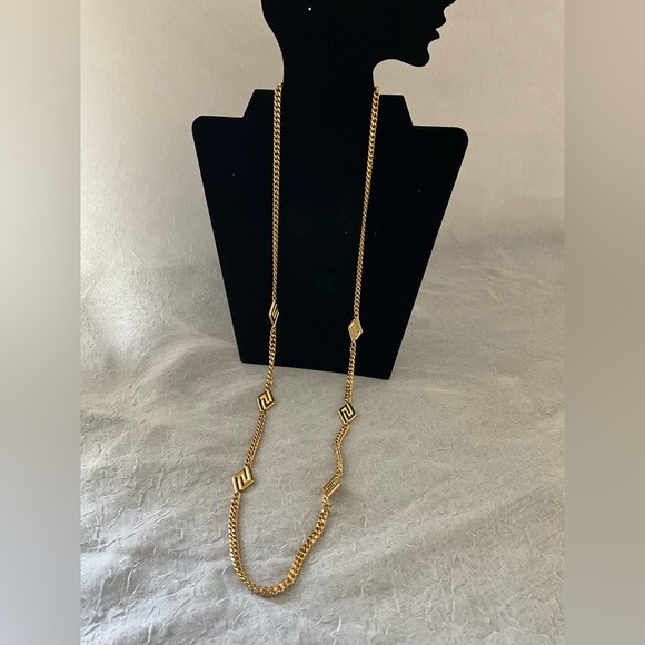 Monet Long Gold Necklace - Picture 1 of 4
